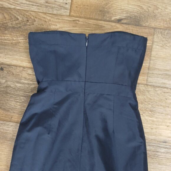 J Crew Women's Size 2P Party Dress Strapless Ruffle Hem Sweetheart Neckline Sexy - Picture 10 of 14